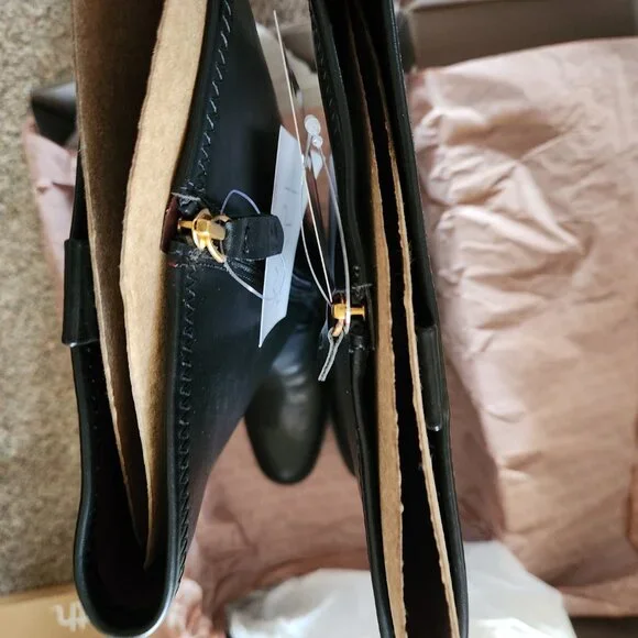 Franco Sarto "Merina" Black Equestrian style boots. NIB. Size 6 Wide Calf - Picture 10 of 13